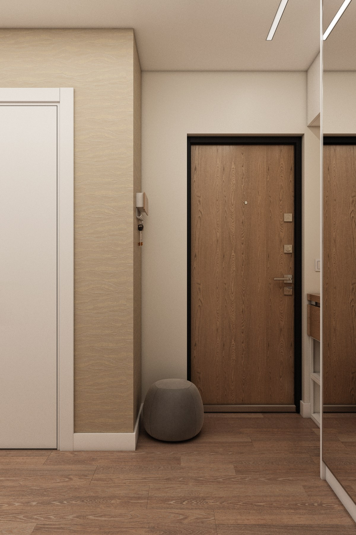 Простой и функциональный интерьер во вторичке. Дизайн-проекты жилых и общественных пространств во Владивостоке