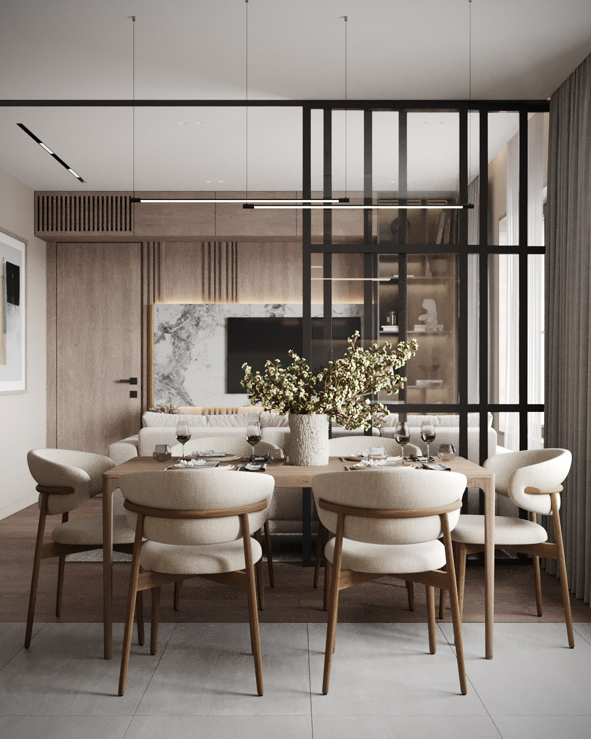 ЖК ЗилАрт 71, 62 кв.м. Kod Interiors | Дизайнер интерьеров Кораблина Кристина