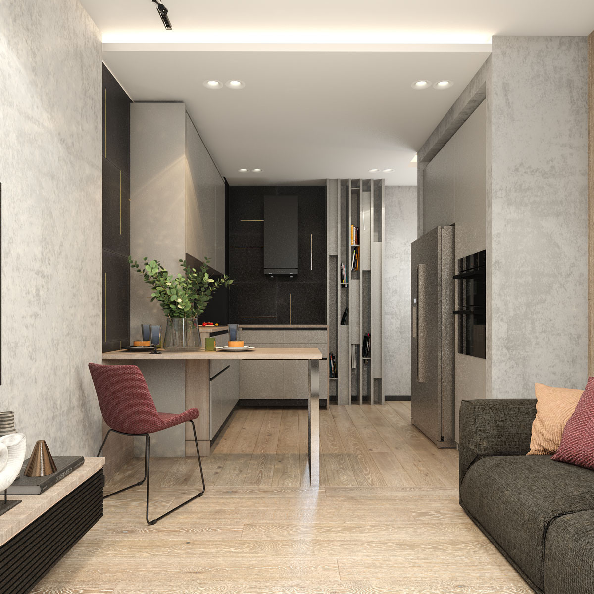 Интерьер квартиры в жк крылья. Дизайнер интерьера Диана Миронова|Москва