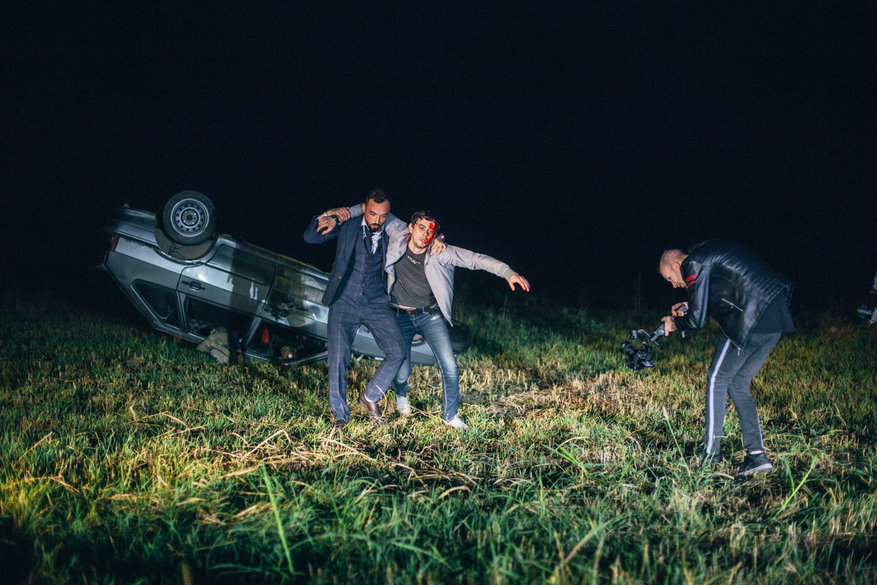 Бэкстейдж съемка рекламы. Фотограф Денис Денисов