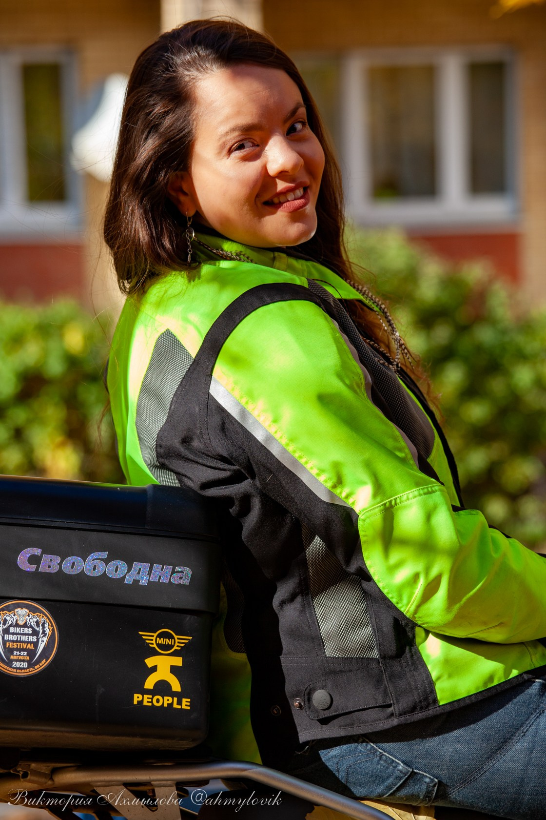 Маша Печенька (BMW GS1200). Виктория Ахмылова. Фотограф в Москве