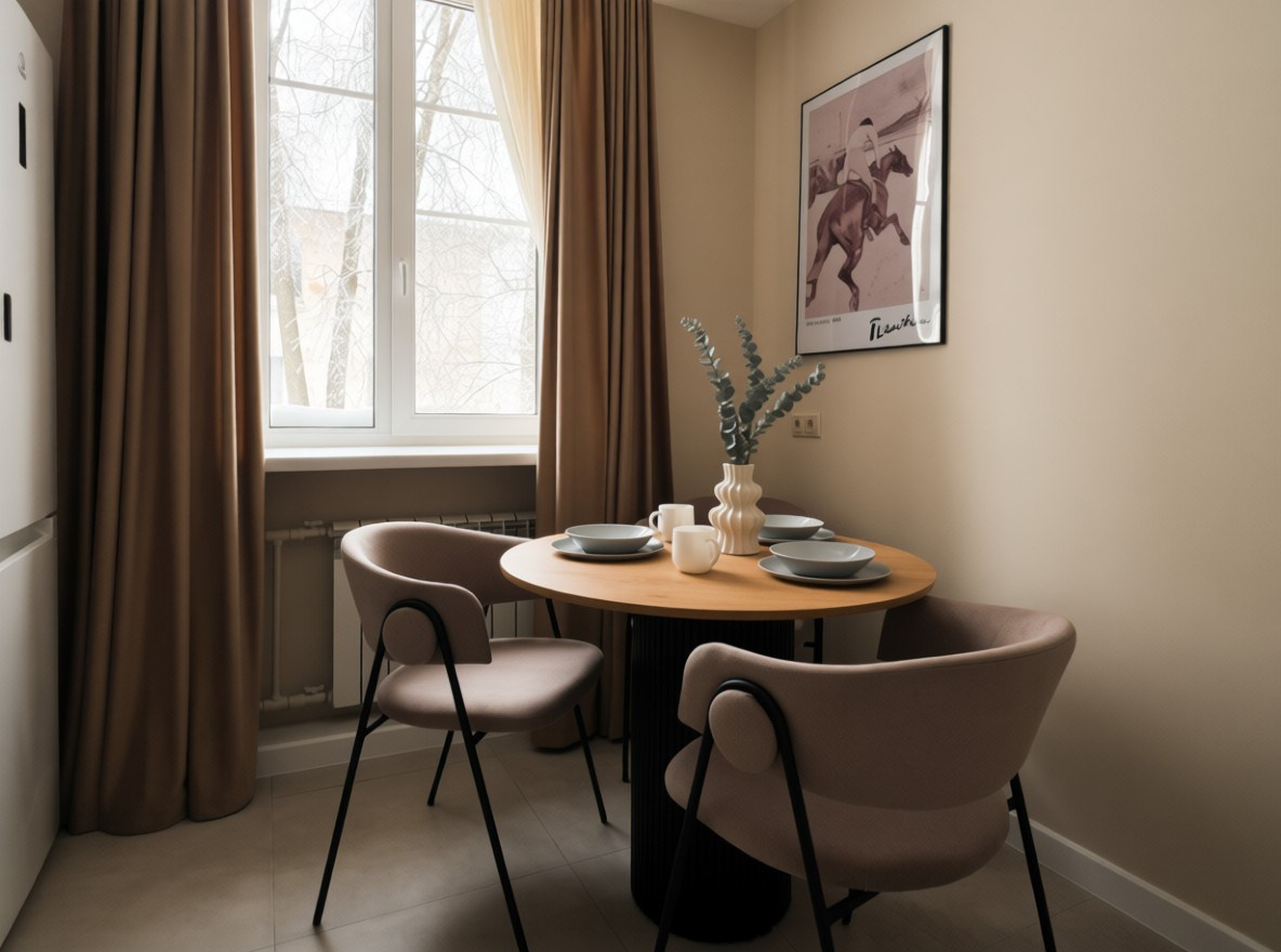 интерьерная фотография столовой зоны