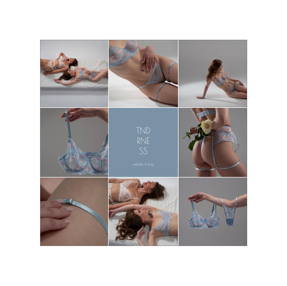 Визуал для бренда белья. Фотограф Кристина Берг