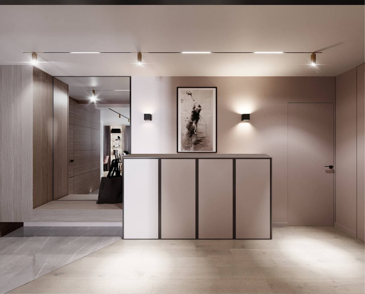 Трёхкомнатная квартира в современном стиле. Студия Дизайна интерьера Tsvetdesign. Дизайнер в Санкт-Петербурге