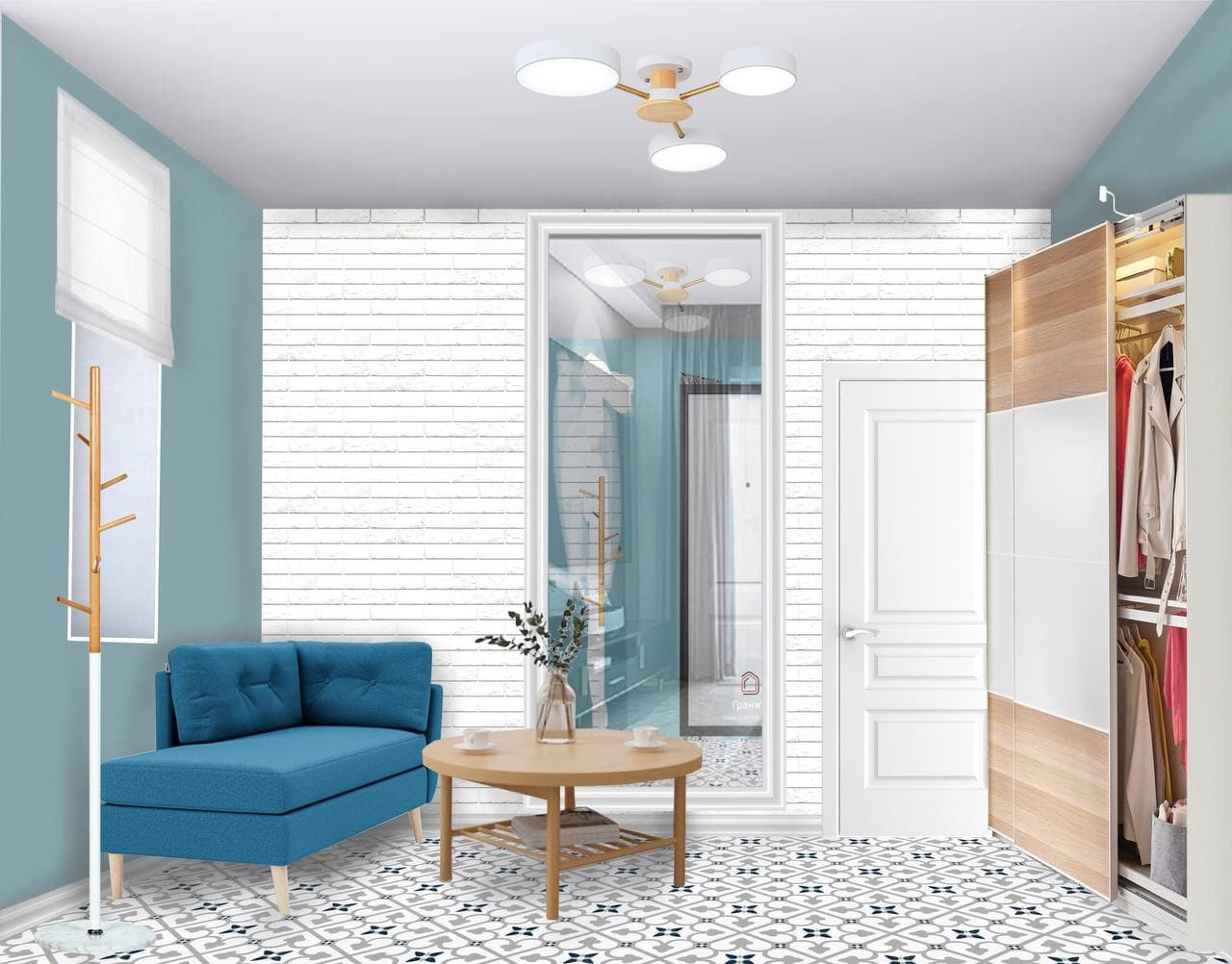 Проект в коллажах. 2х-этажный дом. 170 м. кв. Студия Дизайна интерьера Tsvetdesign. Дизайнер в Санкт-Петербурге