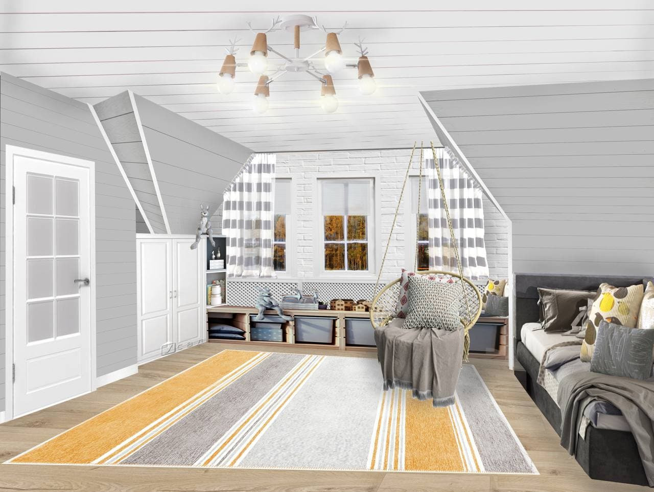 Проект в коллажах. 2х-этажный дом. 170 м. кв. Студия Дизайна интерьера Tsvetdesign. Дизайнер в Санкт-Петербурге