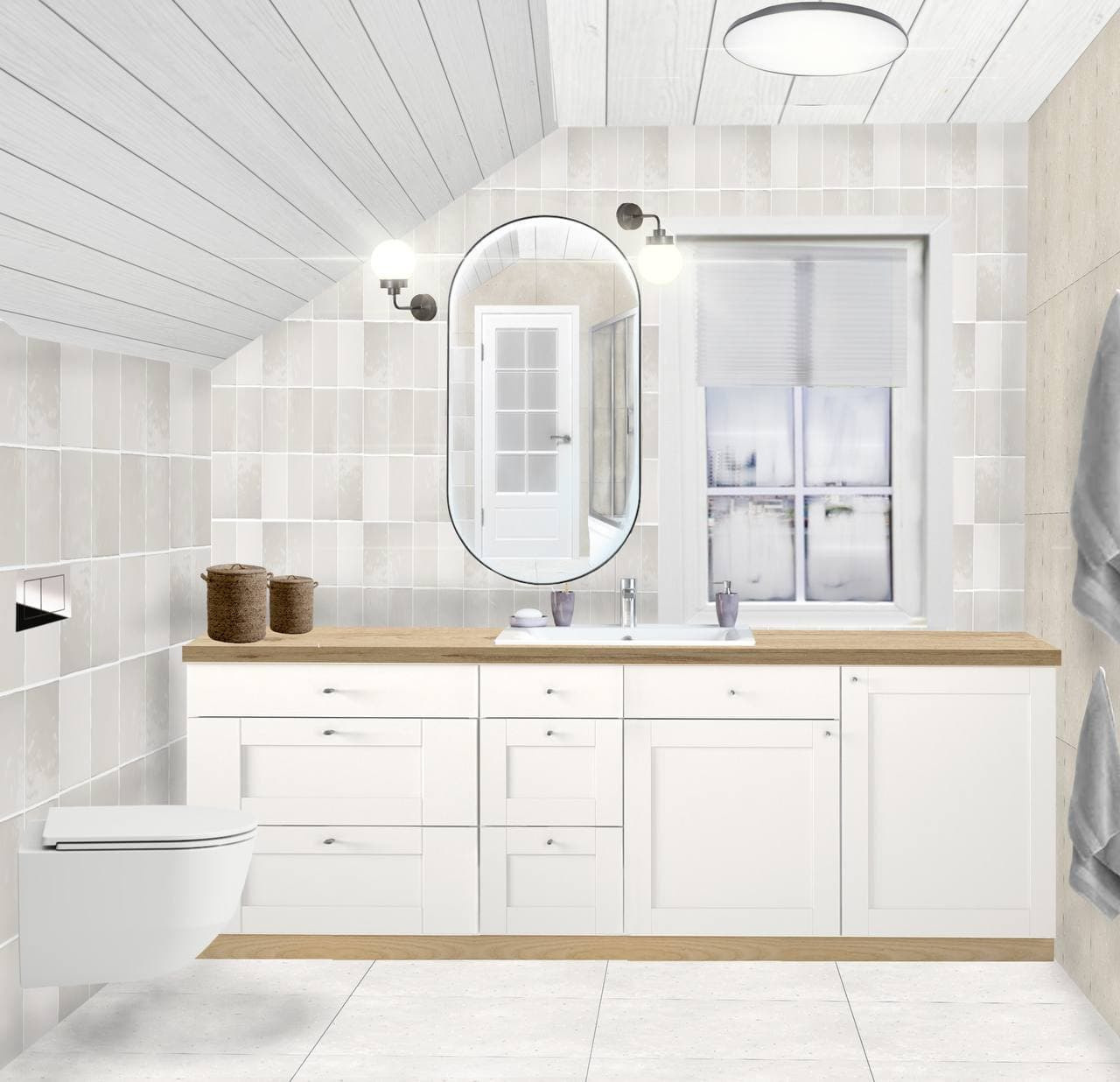 Проект в коллажах. 2х-этажный дом. 170 м. кв. Студия Дизайна интерьера Tsvetdesign. Дизайнер в Санкт-Петербурге