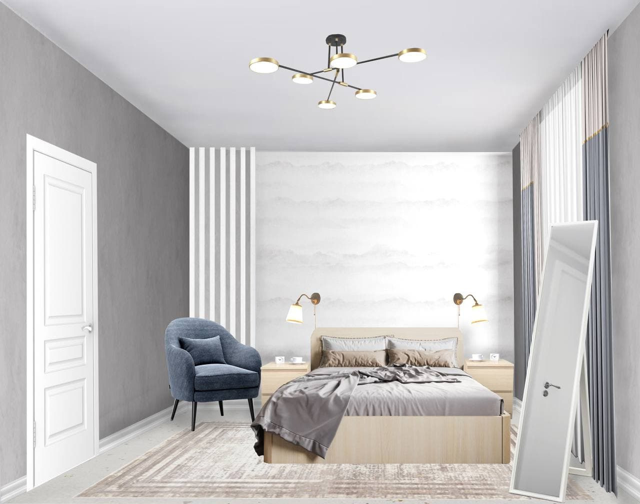 Проект в коллажах. 2х-этажный дом. 170 м. кв. Студия Дизайна интерьера Tsvetdesign. Дизайнер в Санкт-Петербурге