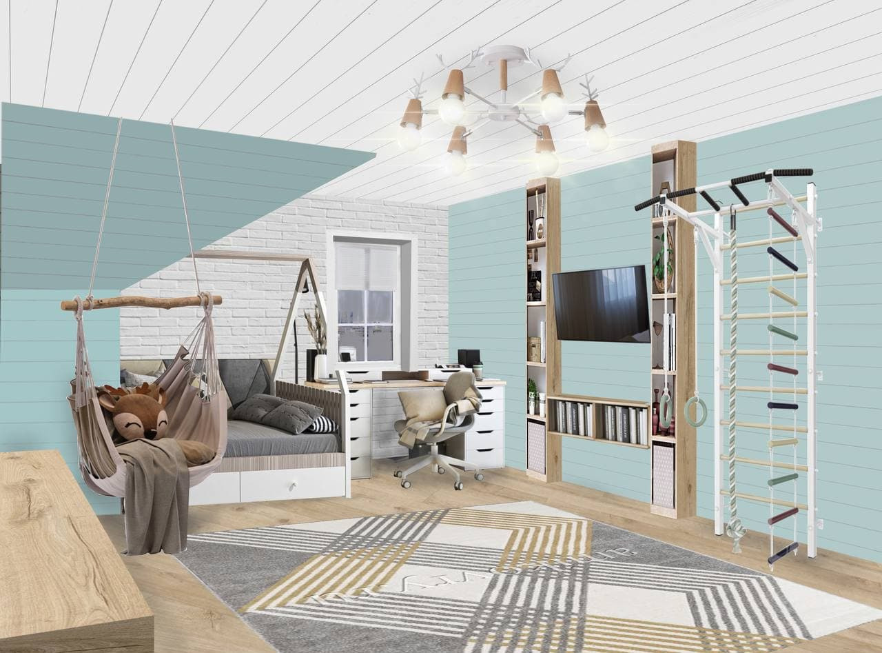 Проект в коллажах. 2х-этажный дом. 170 м. кв. Студия Дизайна интерьера Tsvetdesign. Дизайнер в Санкт-Петербурге