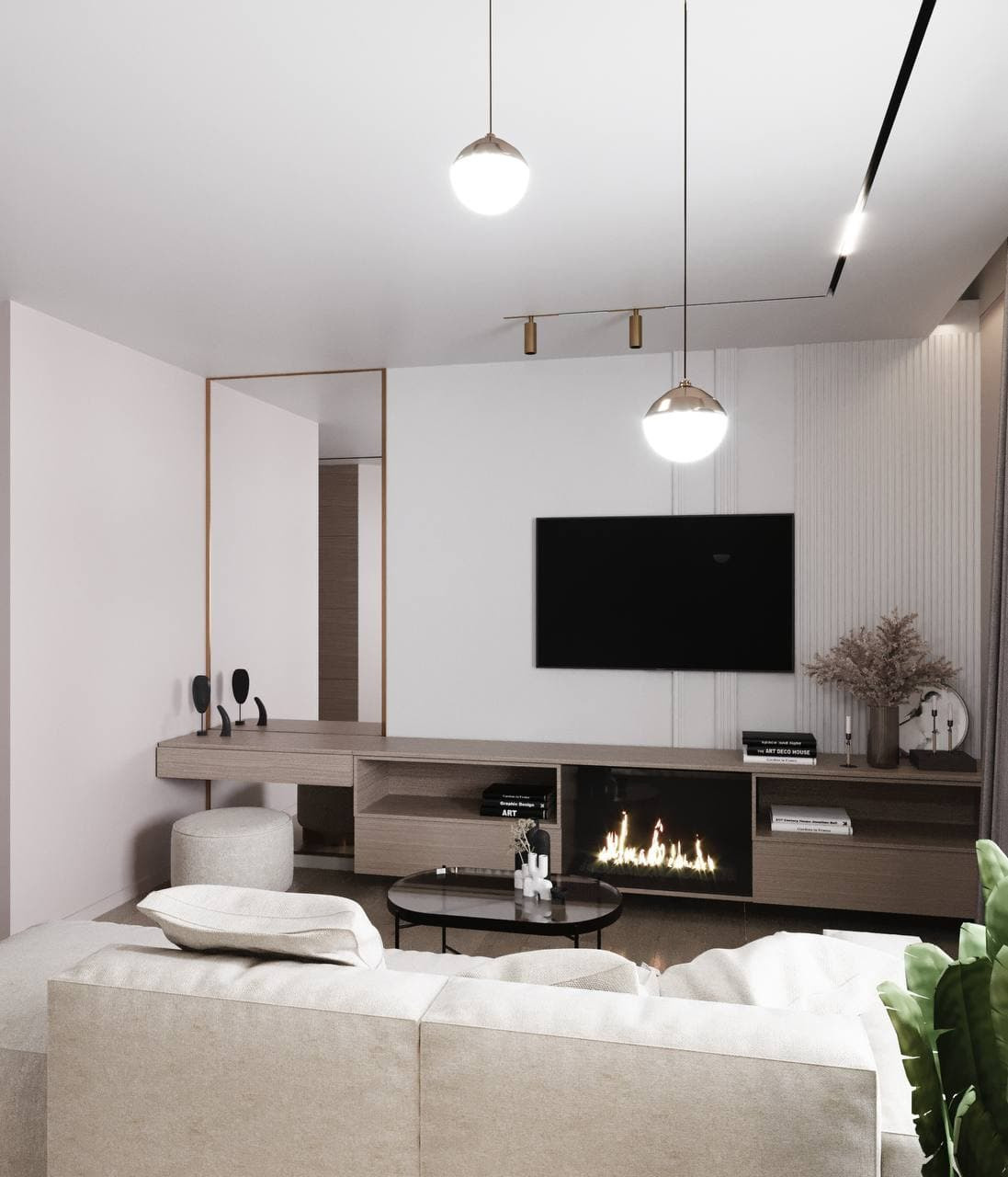 Трёхкомнатная квартира в современном стиле. Студия Дизайна интерьера Tsvetdesign. Дизайнер в Санкт-Петербурге