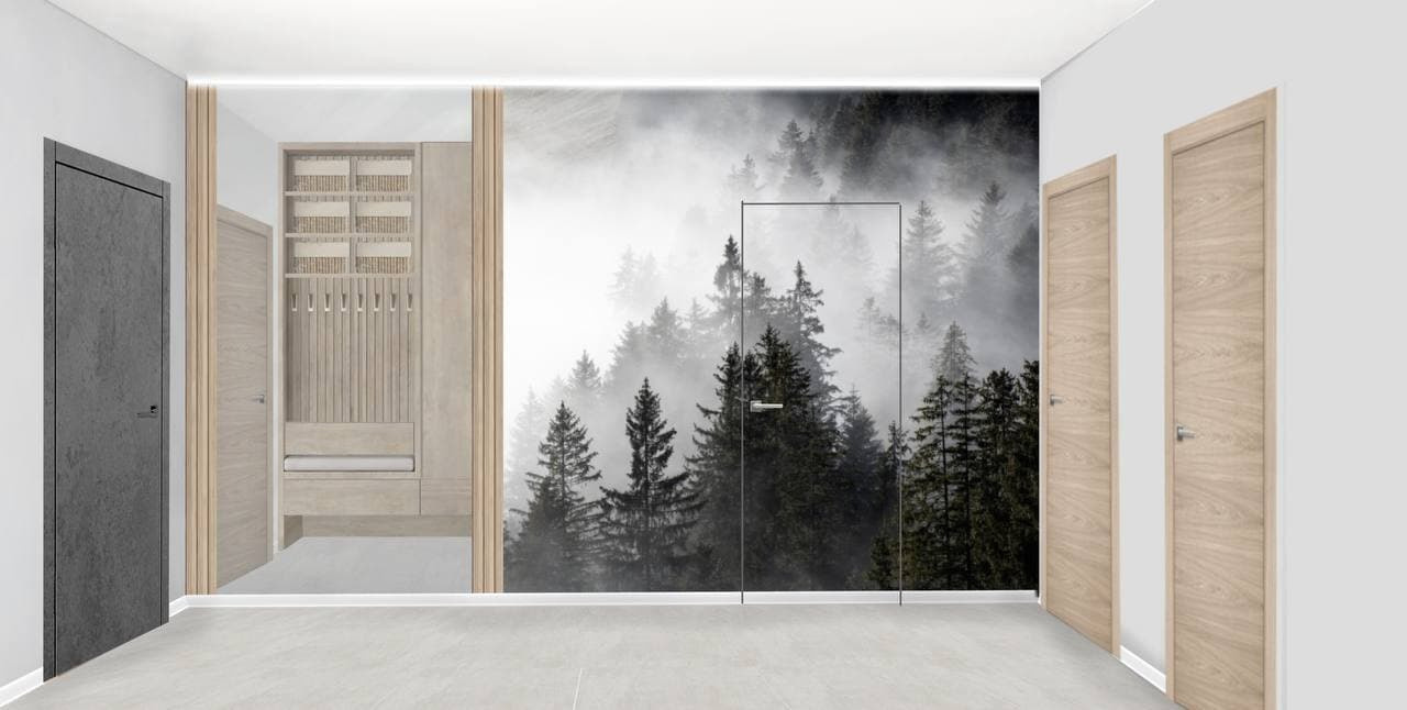 Проект в КОЛЛАЖАХ. Одноэтажный дом 128 м. кв. Студия Дизайна интерьера Tsvetdesign. Дизайнер в Санкт-Петербурге