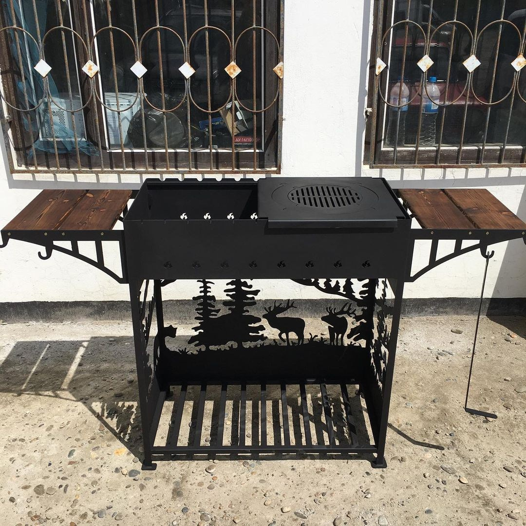 Мангалы с резным рисунком. Купить / заказать мангал для дома в Краснодаре от производителя «Мангал Мастер»
