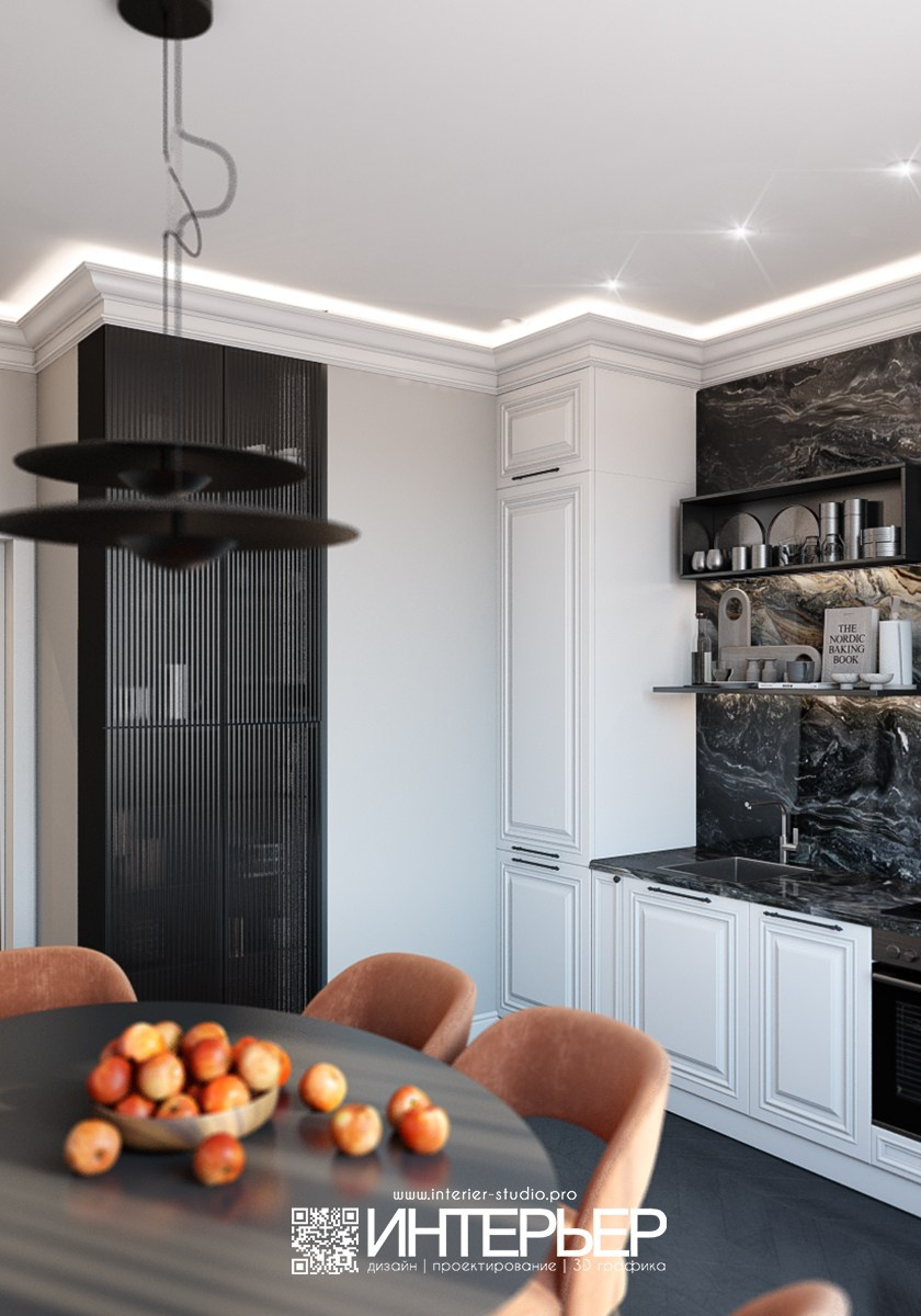 Виталий и Александра. Квартира ЖК «Курортный». Дизайн интерьера, 3D визуализация и 3D моделирование. Создание проектов и чертежей. КМВ: Кисловодск, Пятигорск, Ессентуки и удаленно