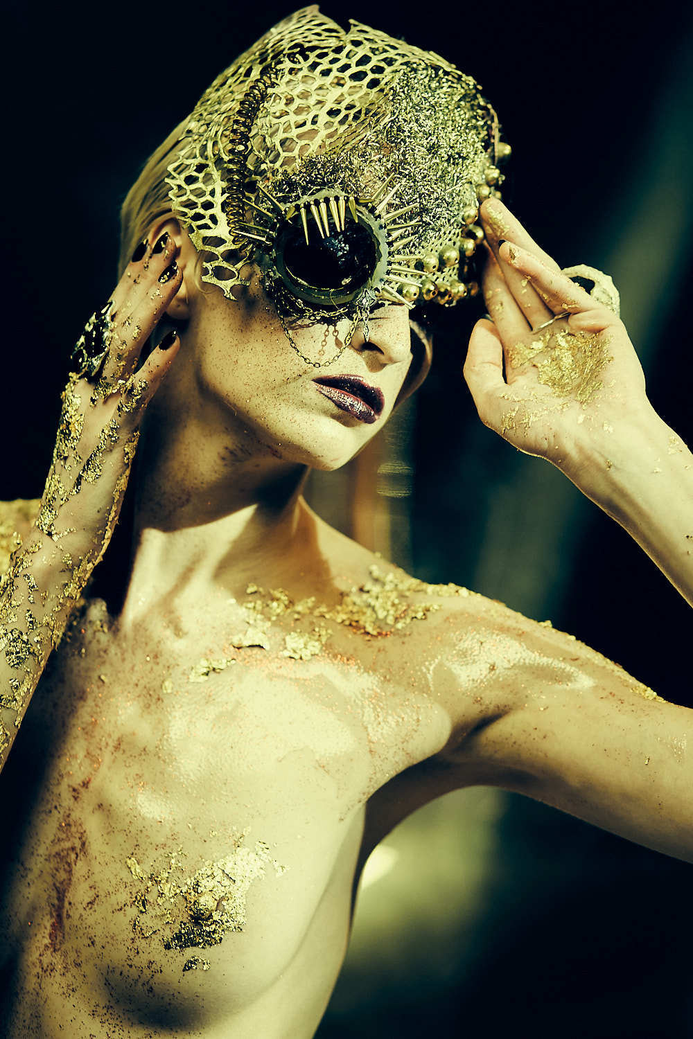 Арт-ню фотосессия с розами