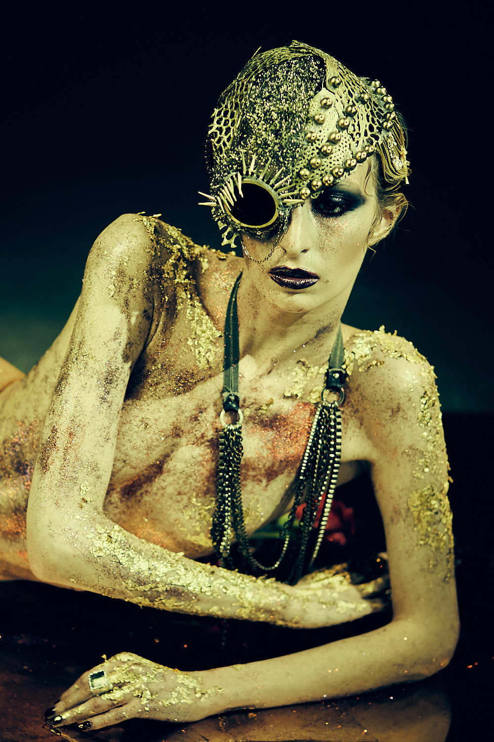 Арт-ню фотосессия с розами