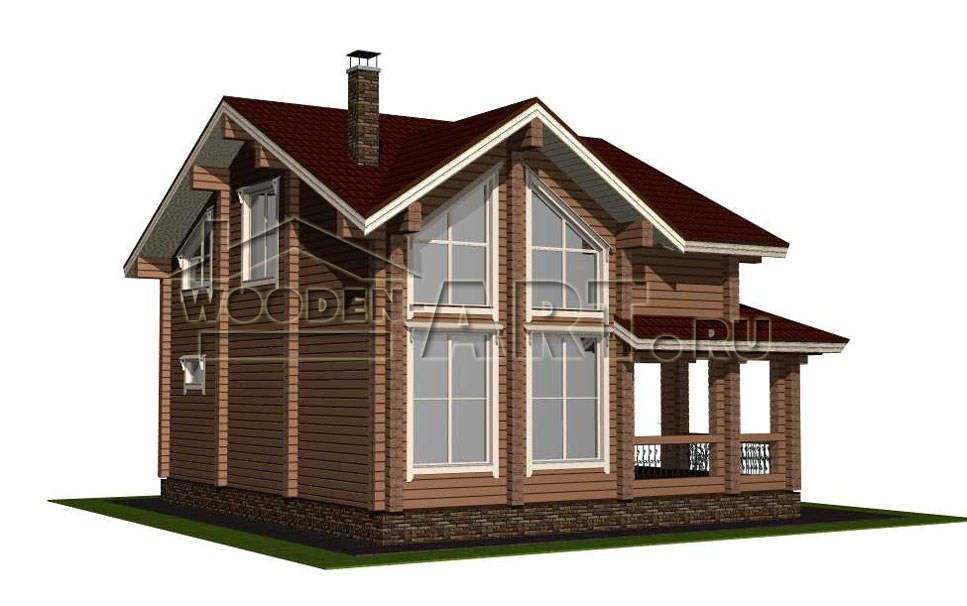 «Сахалин» 178 кв. м. Проекты деревянных домов