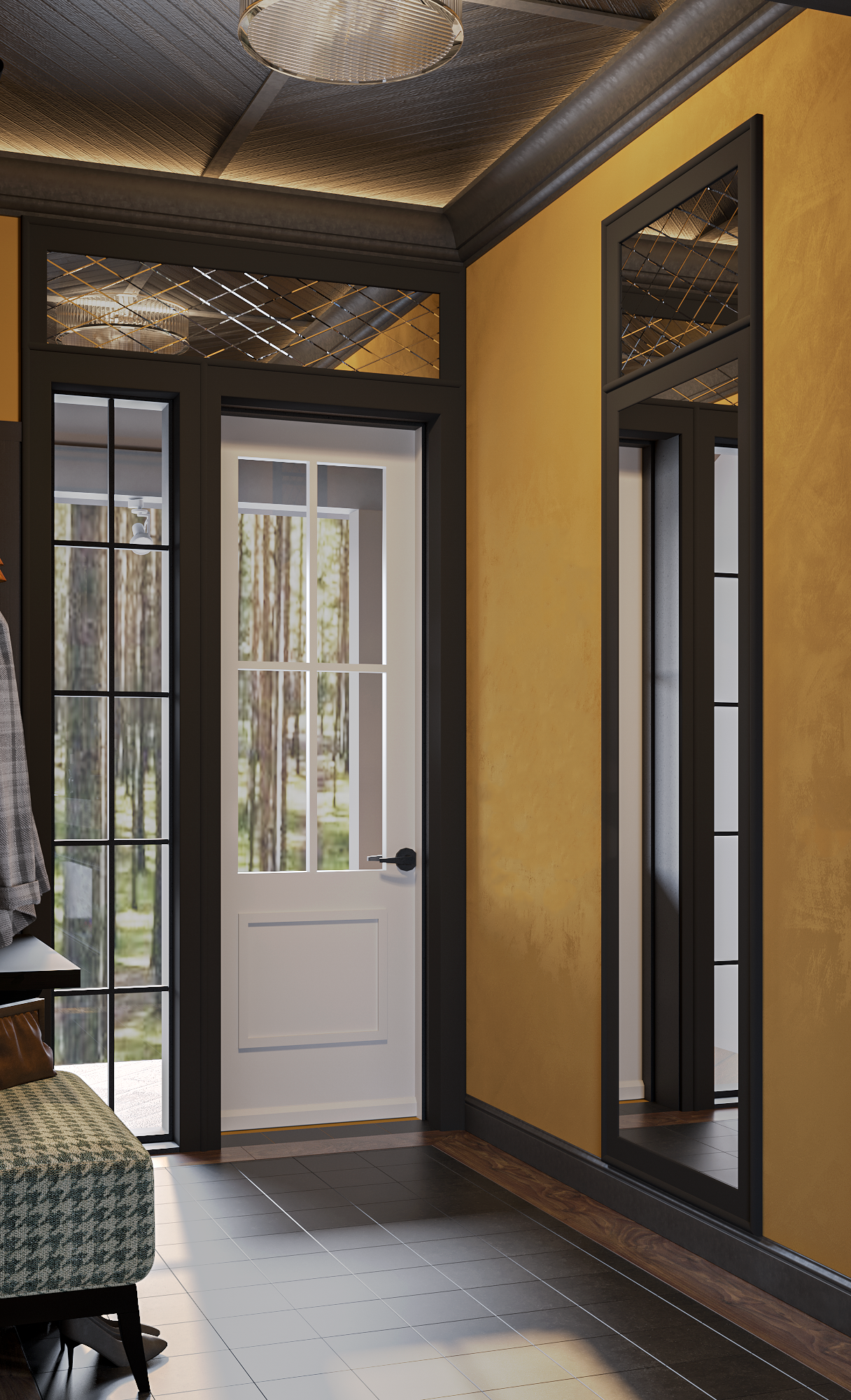 Охотничий домик в стиле русской усадьбы