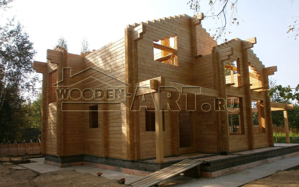 «Поляна» 288 кв. м. Проекты деревянных домов
