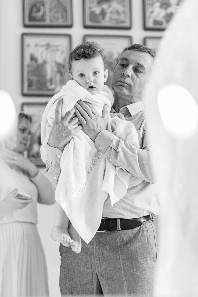 — Таинство Крещения (Чёрно-белый). Детский и семейный фотограф Домодедово