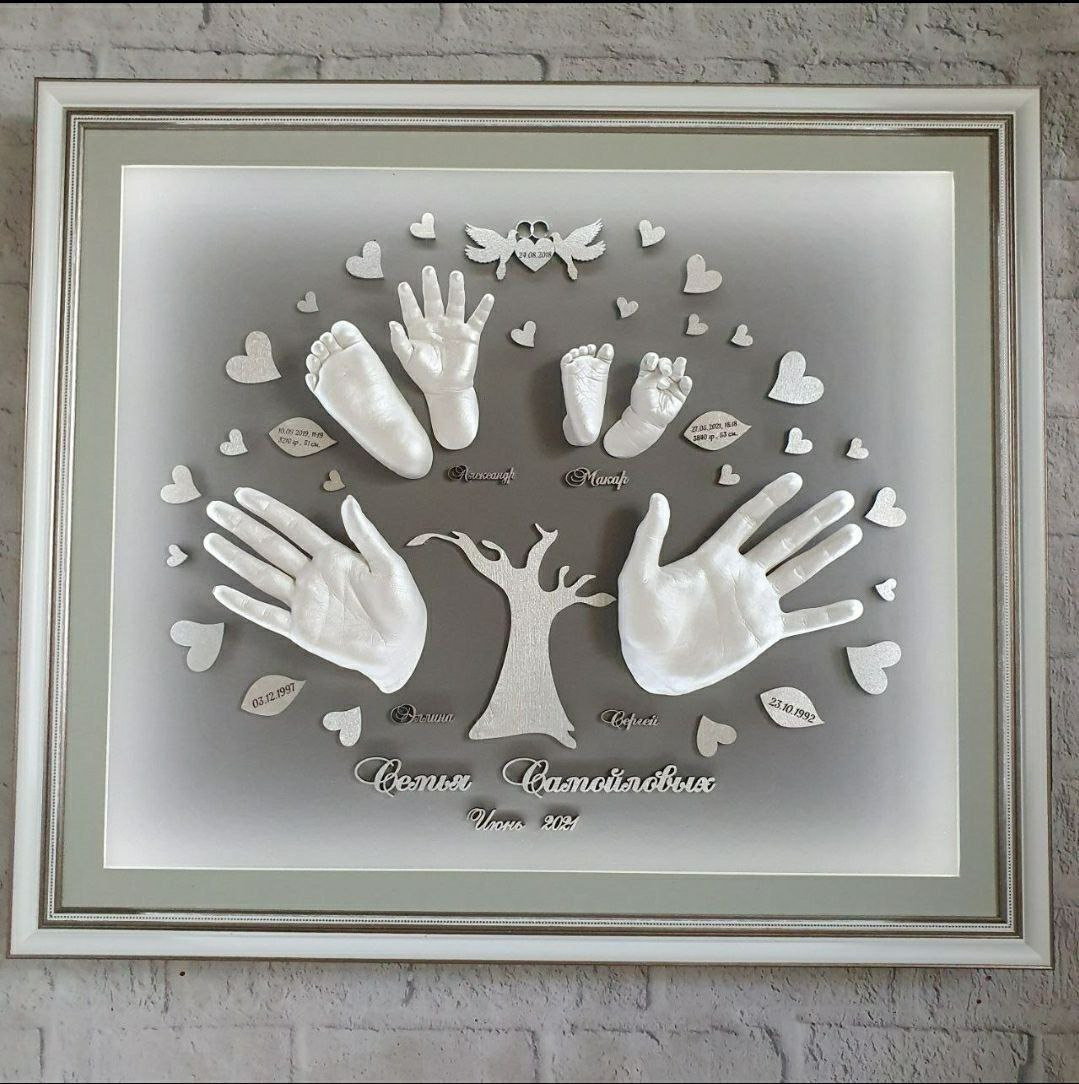 Детские слепки рук и ног в 2д и 3д формате Екатеринбург. ТОПовый фотограф новорожденных newborn и беременности, Екатеринбург