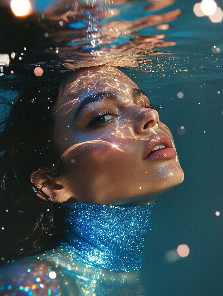 Holographic Drift: A Liquid Elegance. TENZO | Creative Producer / Art Director