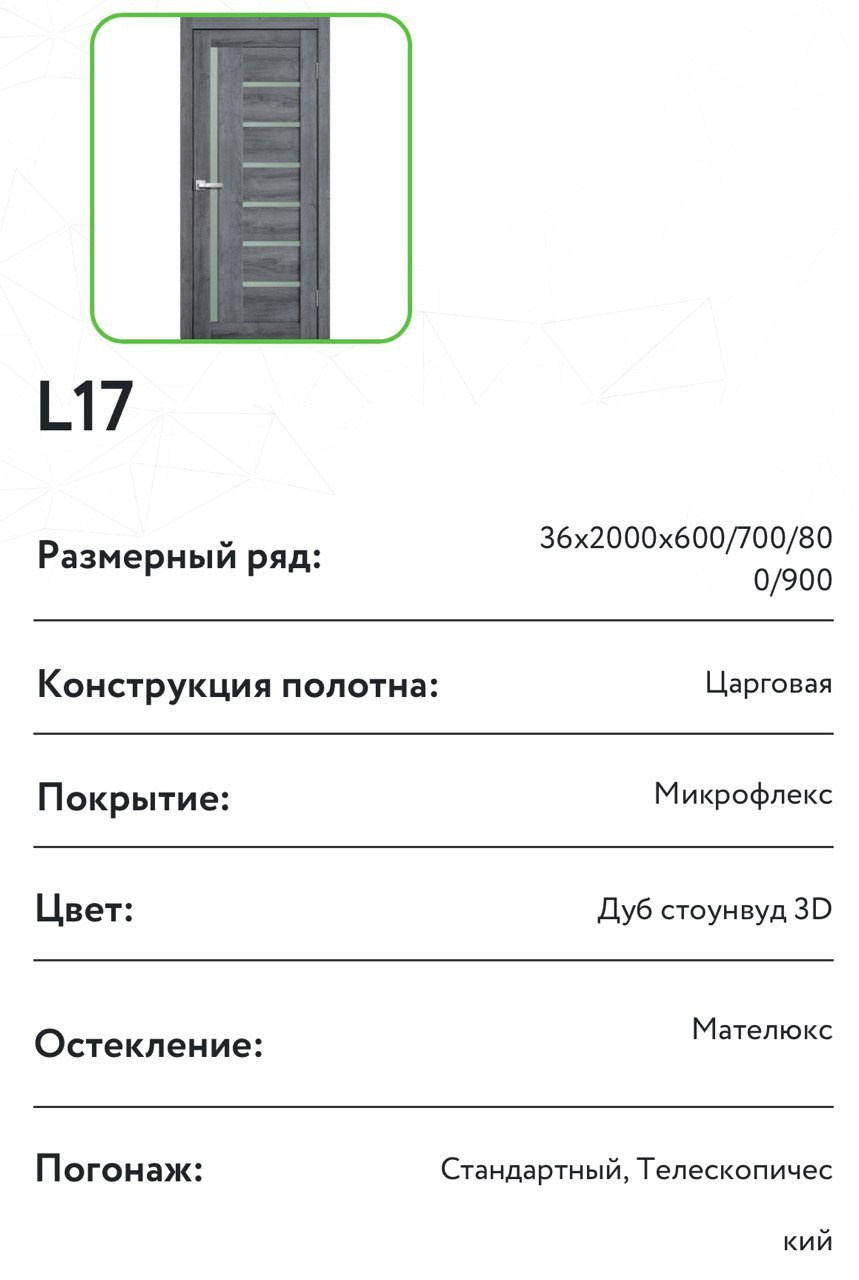Коллекция LiteDoors_L 17. Портфолио