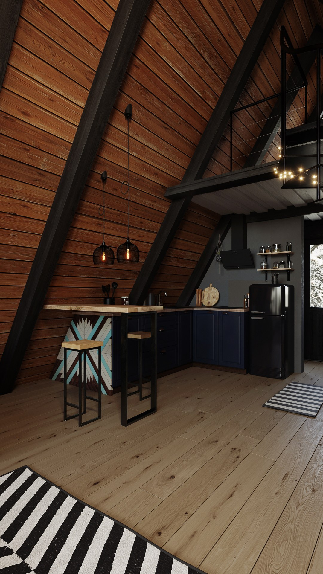 Aframe. работа по референсу. 3D визуализатор интерьеров Ксения Жарко