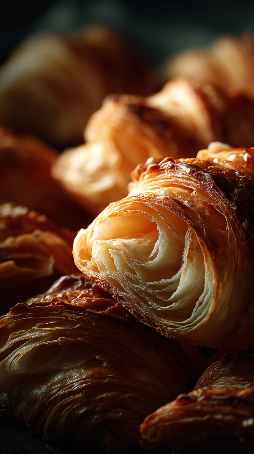 Визуальная концепция для круассан-кафе. Ekaterina Kiral — Visual Branding & AI Creation