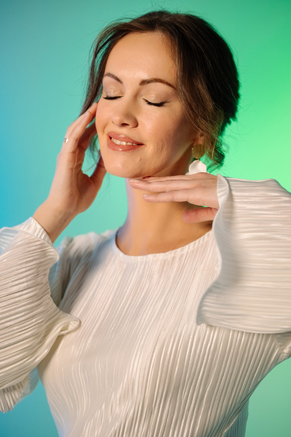 Беременность. Циклорама с вуалью. Свадебный и сеейный фотограф в Санкт-Петербурге Елена Худякова