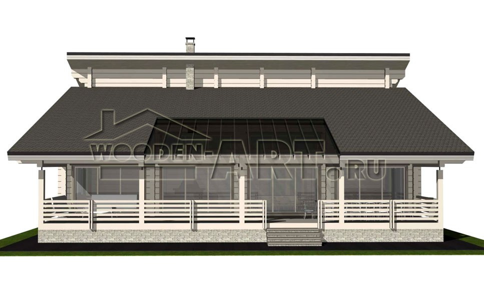 «Красково» 332 кв. м. Проекты деревянных домов