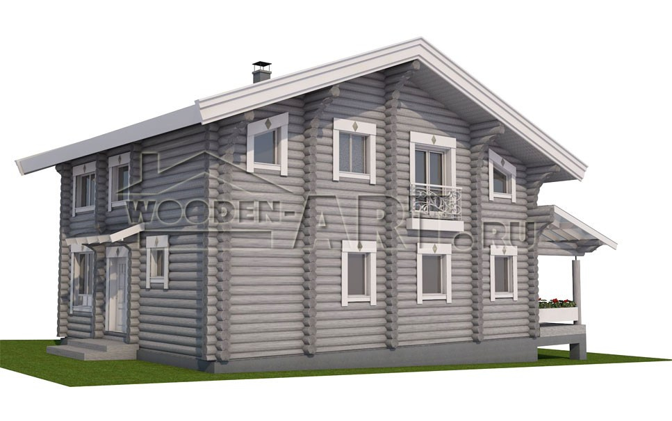 «Романовка» 223 кв. м. Проекты деревянных домов