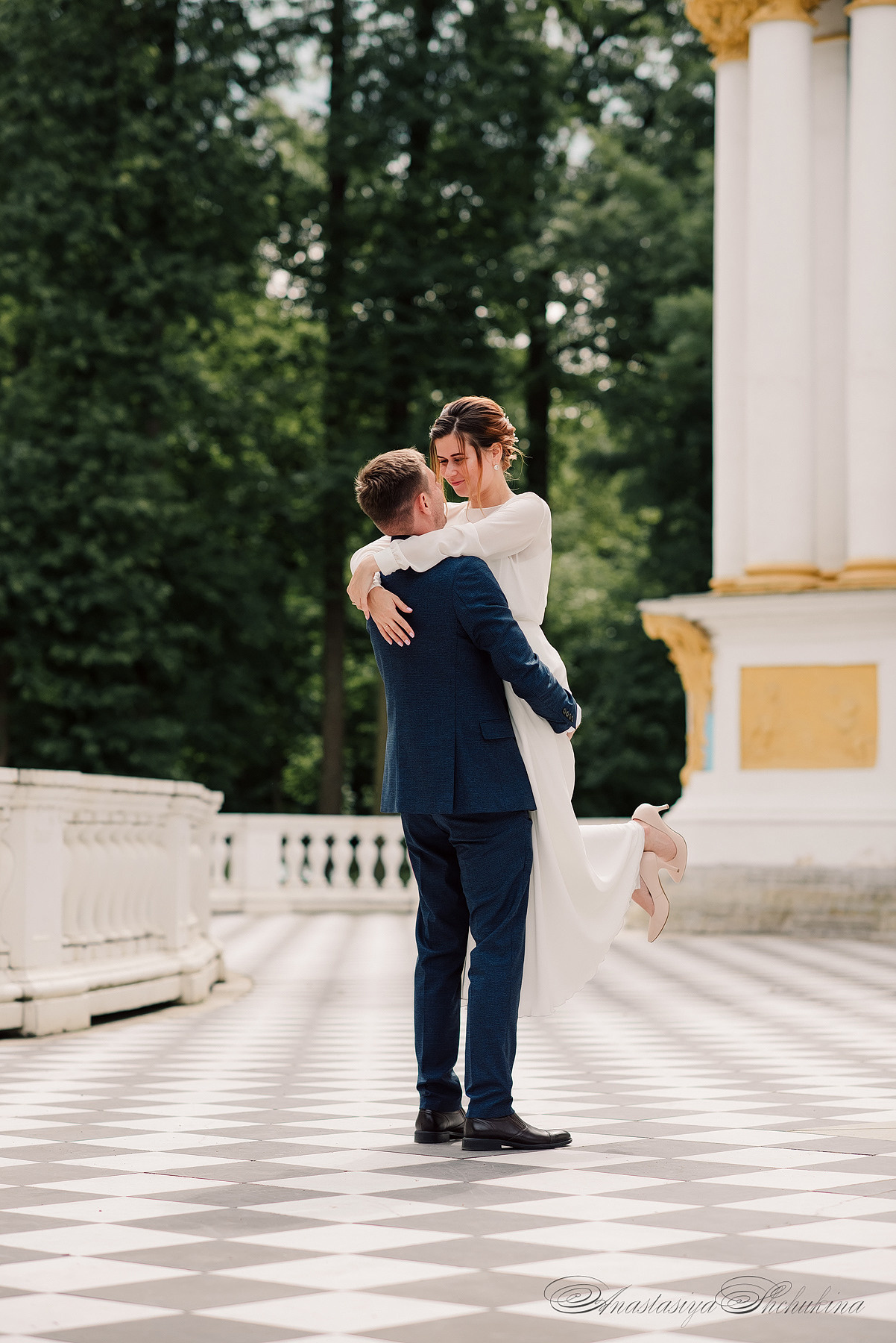 Свадебная фотосессия в Пушкине. Семейный и Свадебный фотограф. Санкт-Петербург. Пушкин