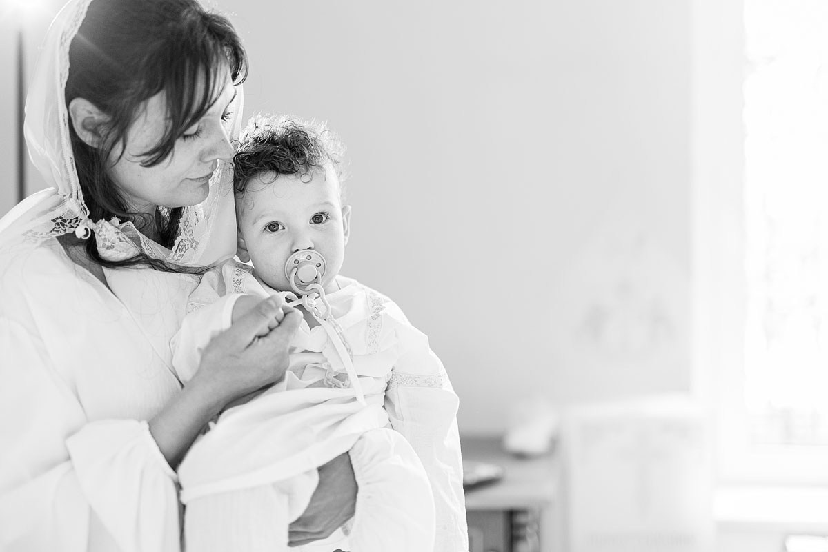 — Таинство Крещения (Чёрно-белый). Детский и семейный фотограф Домодедово