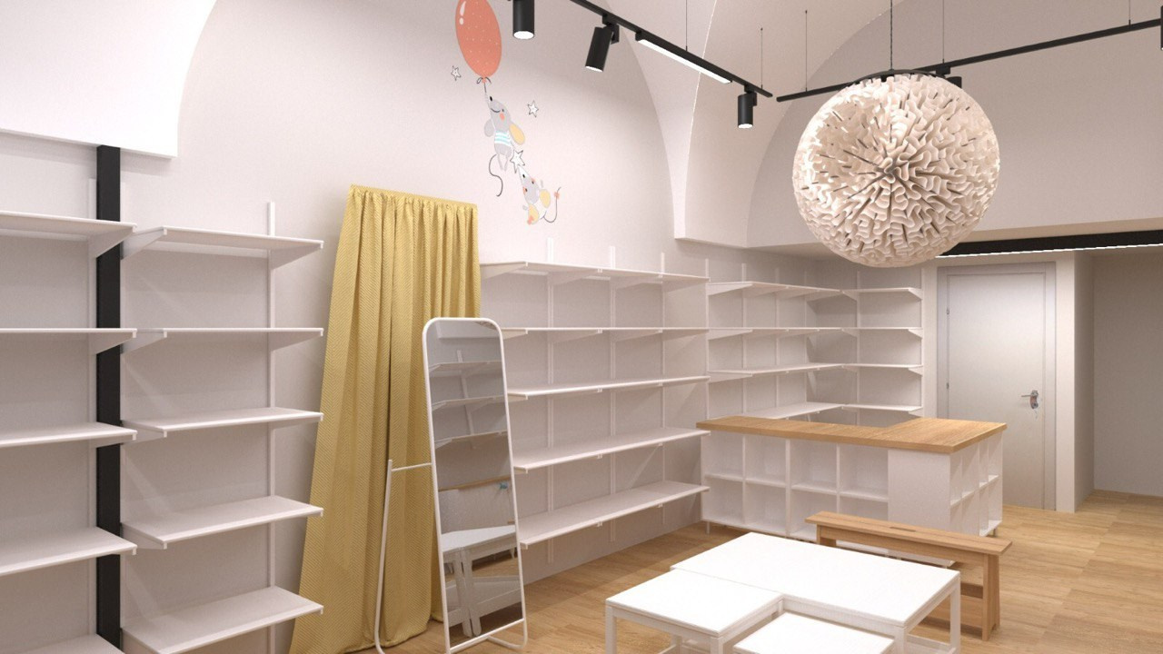 Tel Aviv, Schuster Centre. Olga Goldina architectural interior design, styling and staging