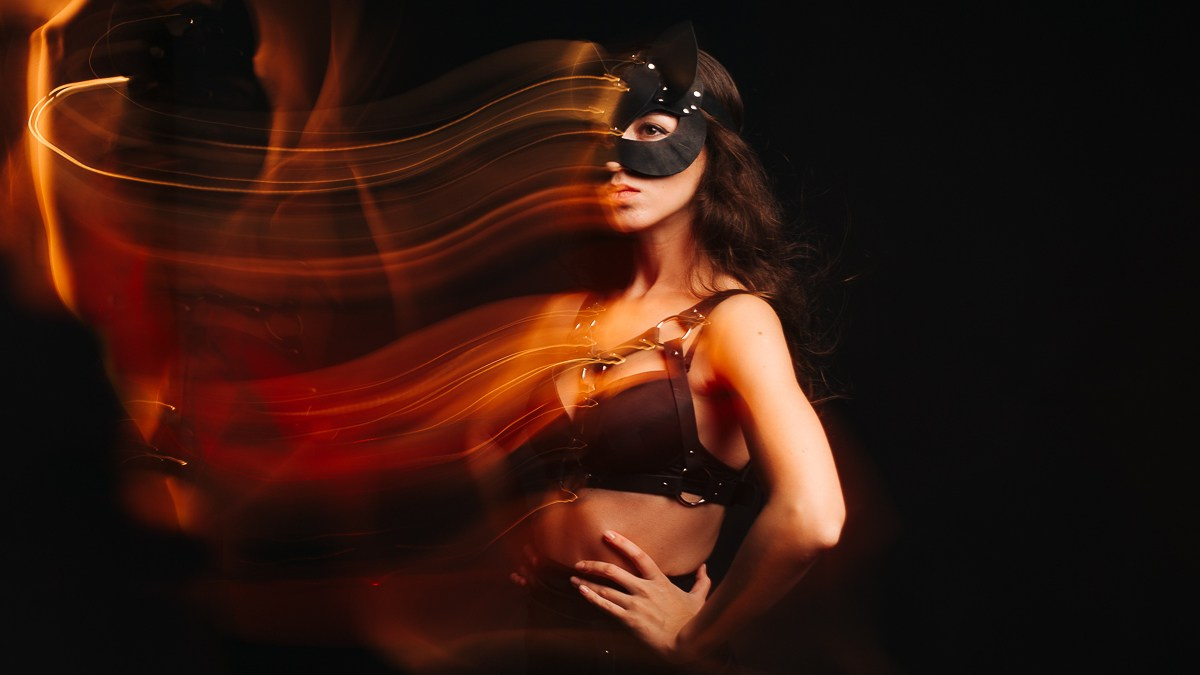 Light drawing. Антонина Талах фотограф в Москве