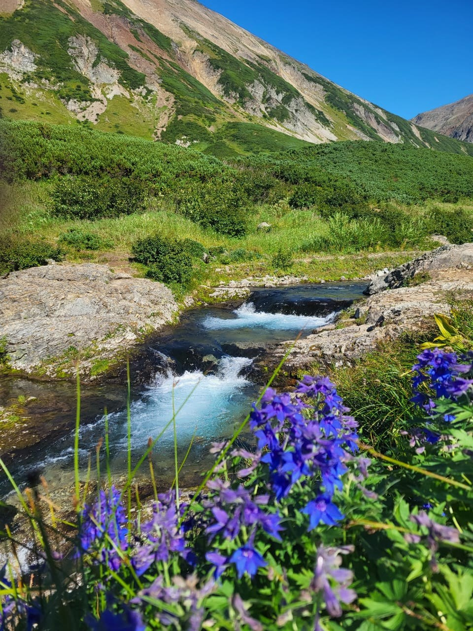 Горный массив Вачкажец и купание в термальных источниках. Экскурсионные туры по Камчатке