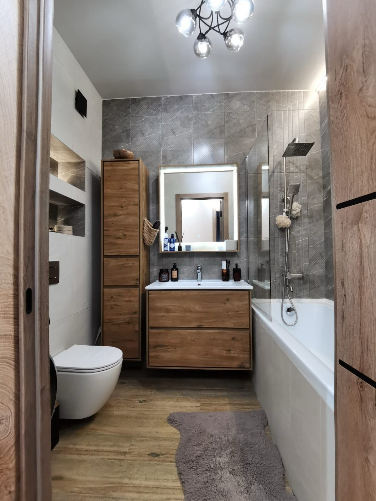 Примеры работ по дизайну ванных нашей студии. Дизайн-интерьера