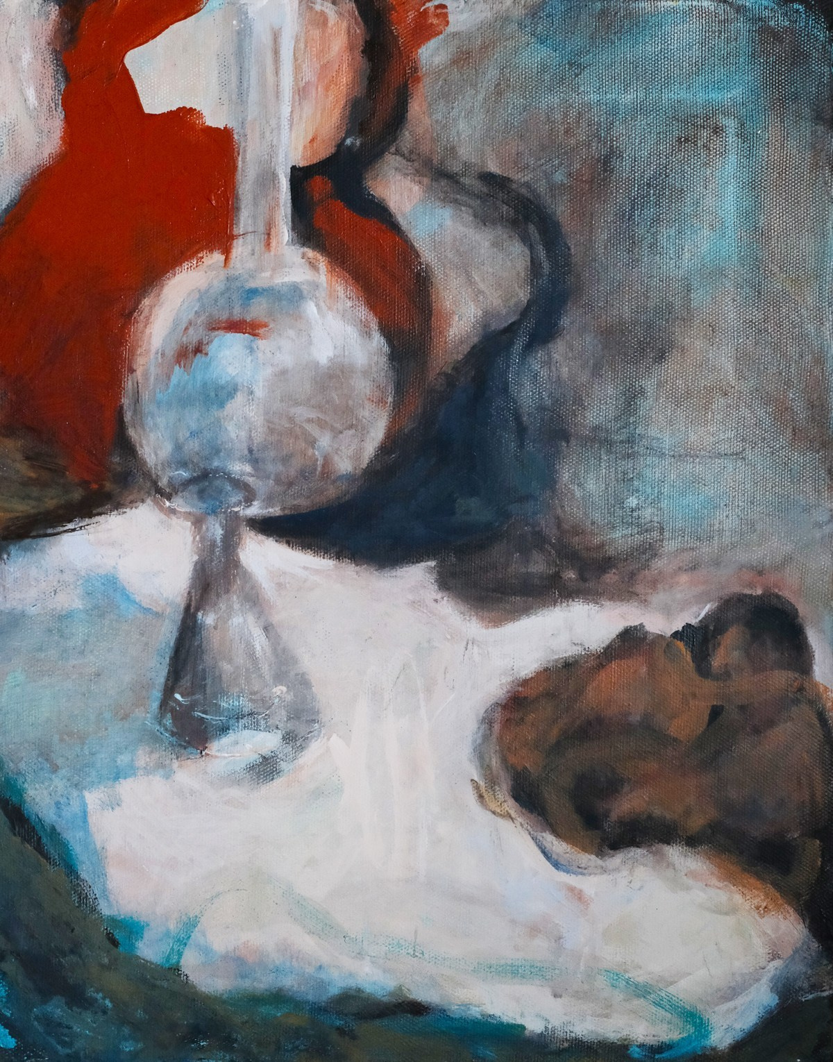 —&nbsp;«Гиря и&nbsp;Стекло», 50*70, холст, акрил, 2025