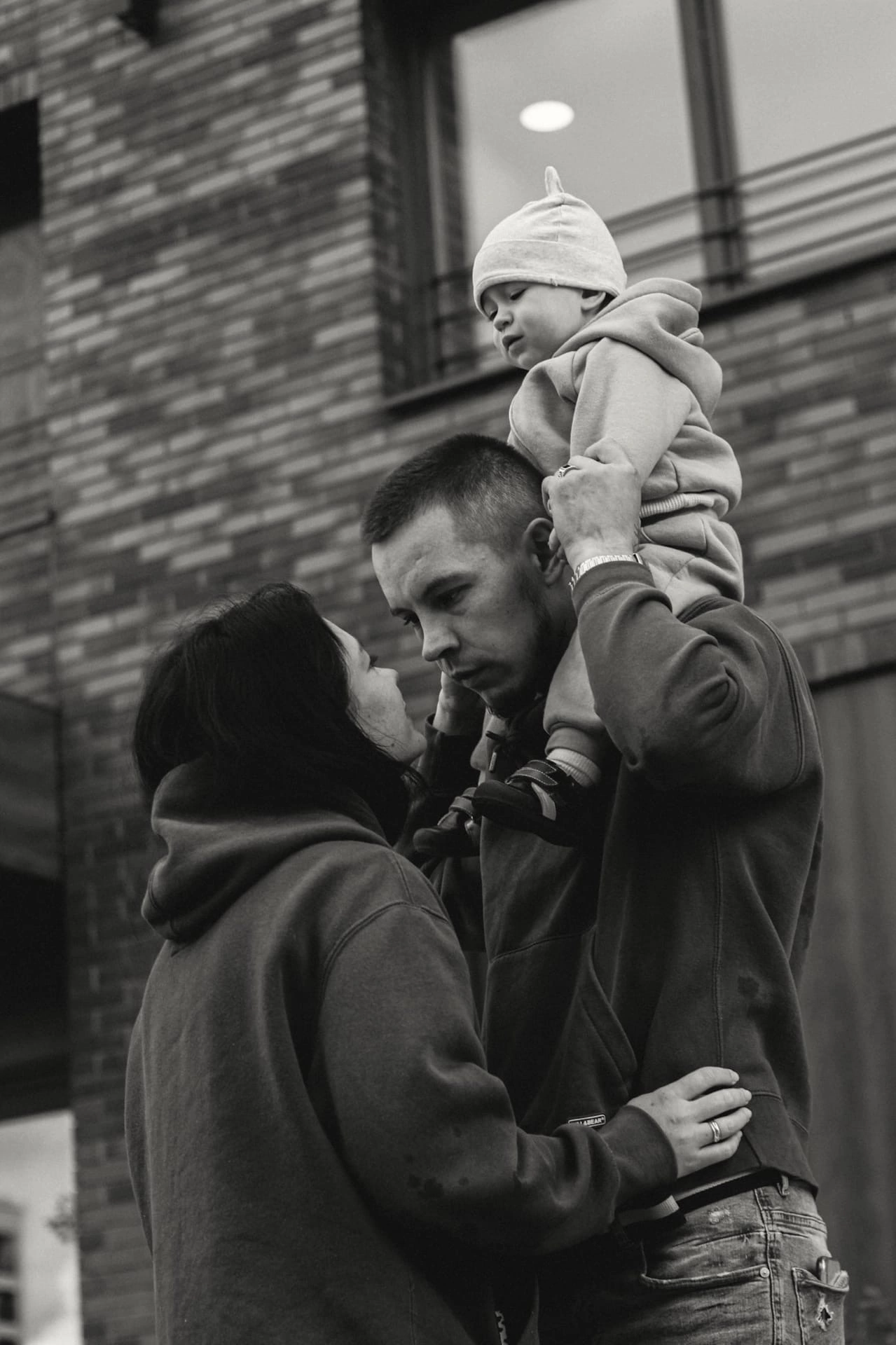 Анечка с папой и мамой. Семейный фотограф Полина Легачева