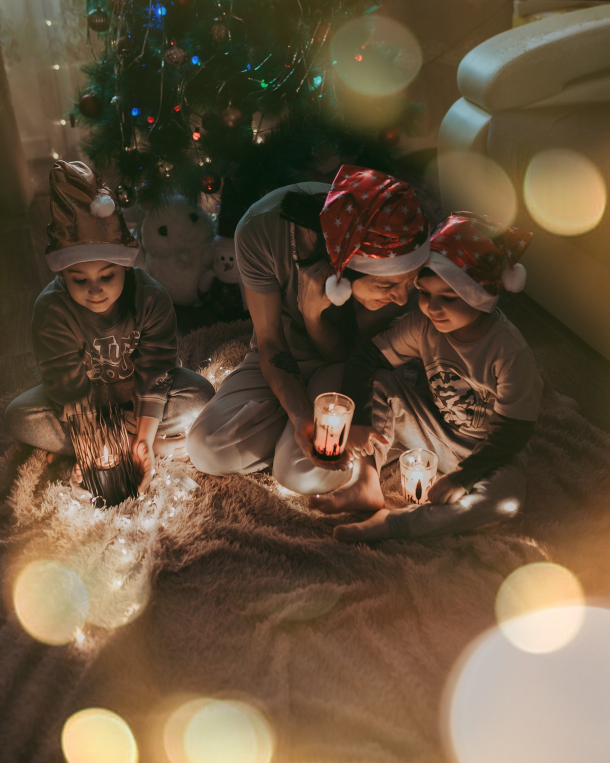 Новогодняя: Рита, Тигран и Регина. Фотограф г. Хабаровск