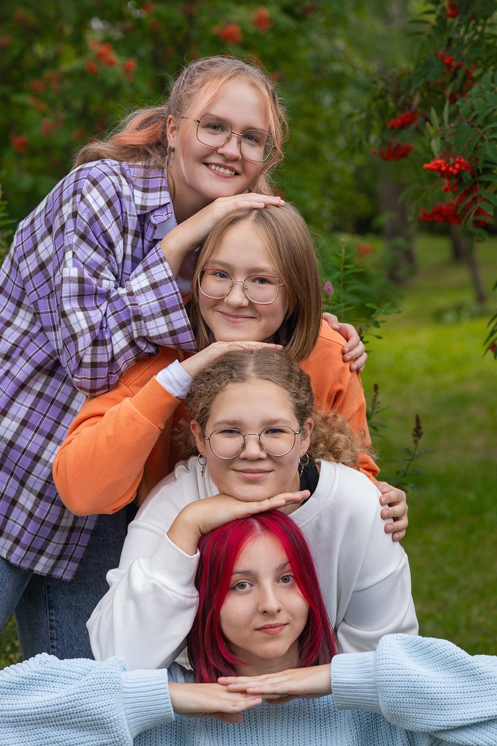 Осеняя фотосессия для альбома 9б класса, учеников 1 школы. СИГМА | Студия выпускных альбомов Красноярск