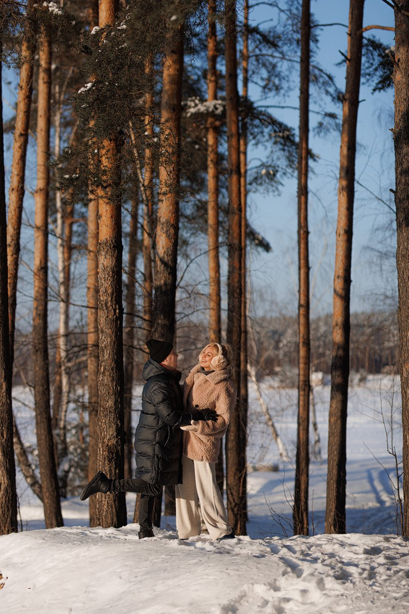Гендер пати зимой. Свадебный и семейный фотограф Наталья Штык