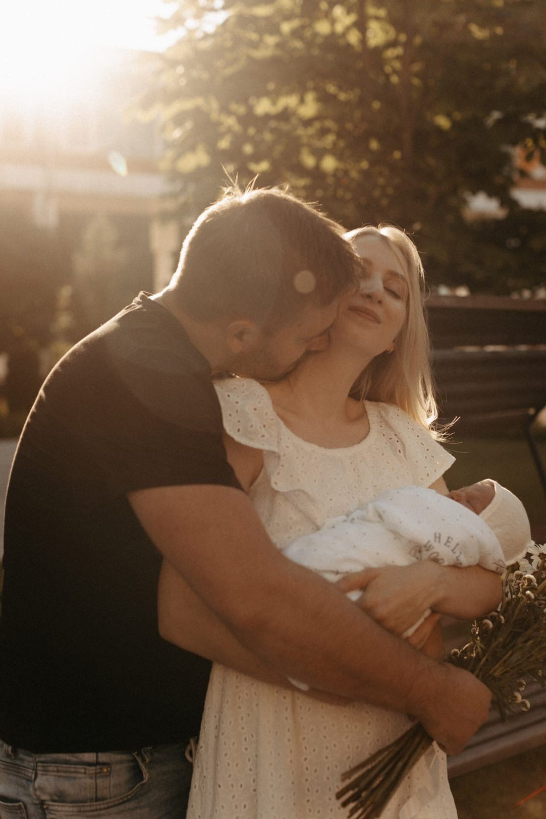 Выписка из Зеленоградского роддома. Свадебный и семейный фотограф Скрынник Светлана