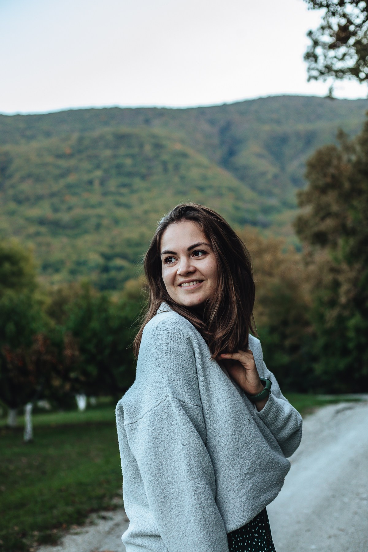 Иван, Ольга и Мира — в персиковом саду. Семейный фотограф Новороссийск, Анапа, Геленджик — Юлия Давыдова