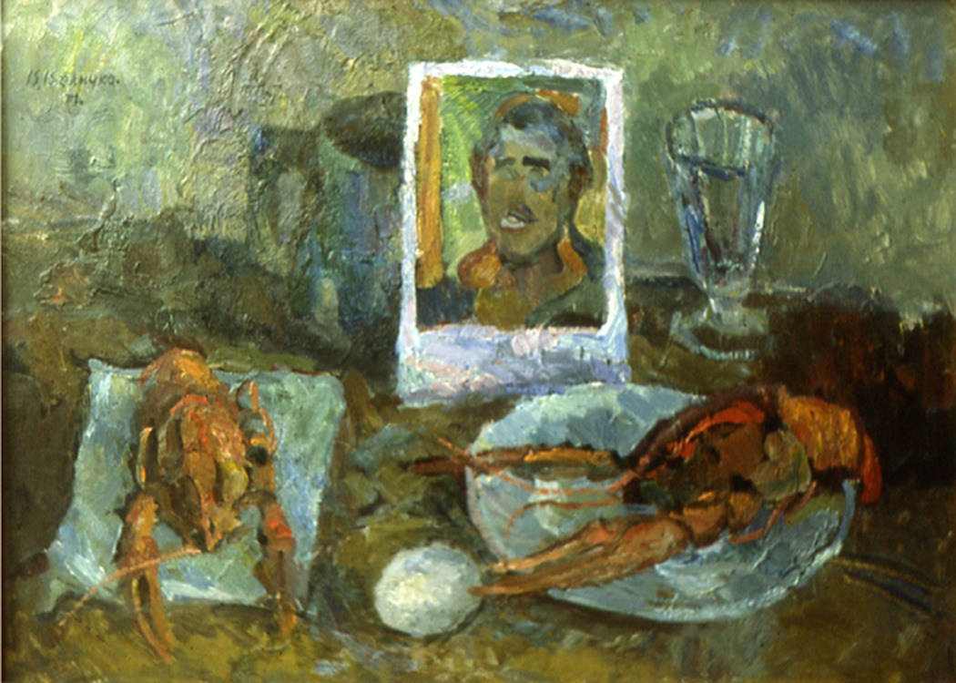 «Натюрморт с Гогеном» 1971 год Собр. Ф.Ваккари. Италия. Художник Величко Вадим Семёнович