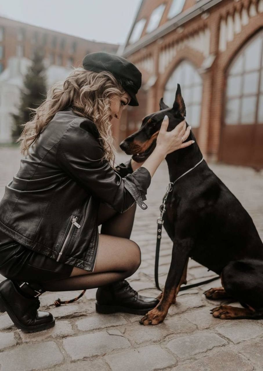 ФОТОПРОЕКТ Доберман-сессия. Свадебный и семейный фотограф в Рязани Датская Ксения