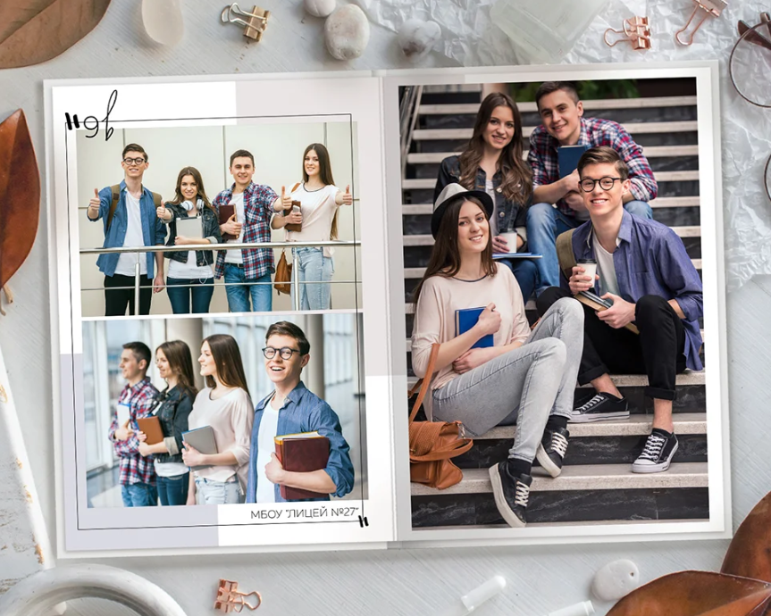 Фотоальбомы для старших классов выпускников. Выпускные фотоальбомы и папки для школ и садиков в Челябинске