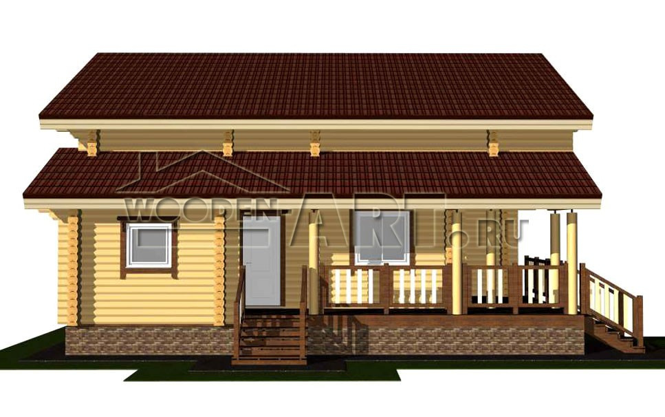 «Павшино» 179 кв. м. Проекты деревянных домов