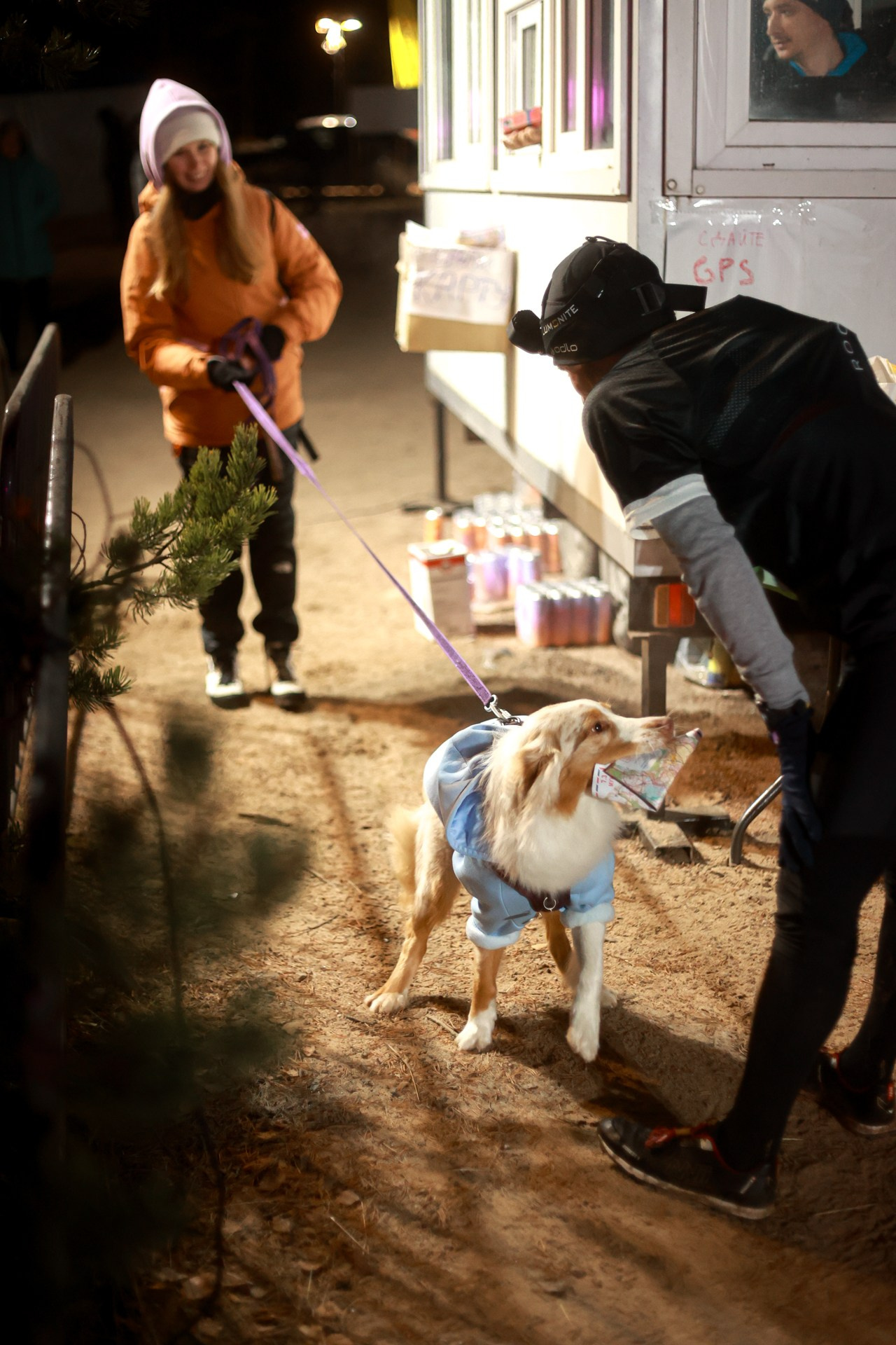 Ночная съемка мероприятия