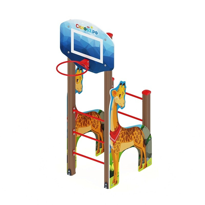 Спортивная серия тип 1 Жираф - СК 1.01.01 (Сафари) Габариты (ШхДхВ): 1625x1000x2630 Зона безопасности, мм: 4625х4000
